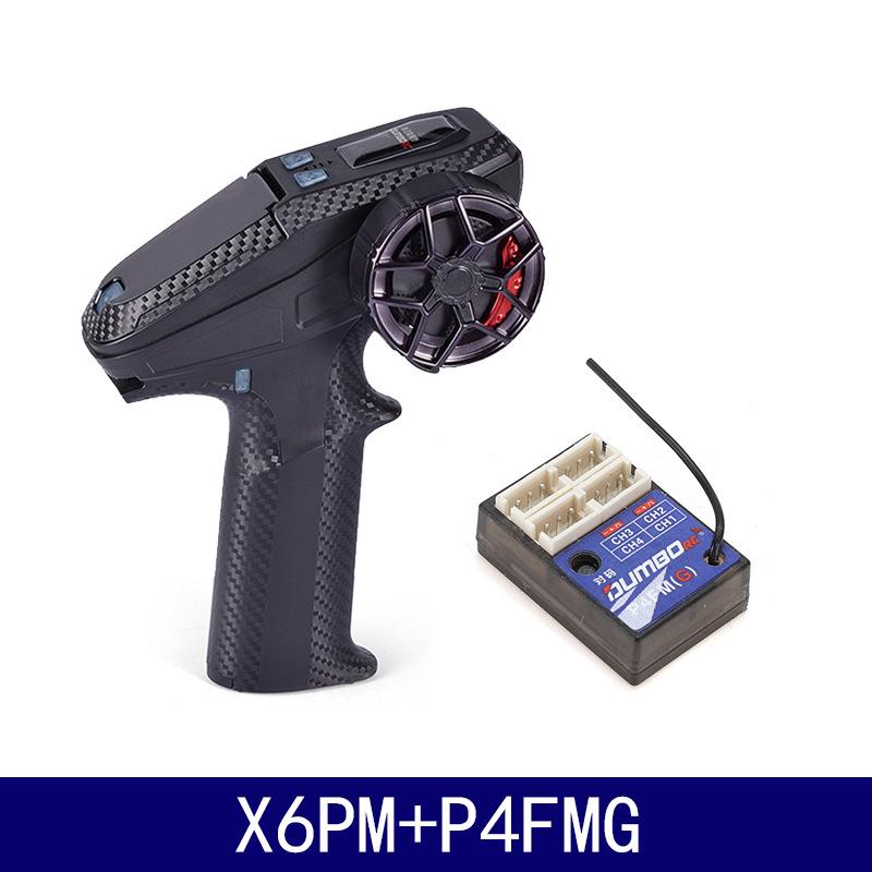 Dumbo RC Mini X6PM Pistol Grip Remote Control Car/Boat/Tank with Mixed Steering and Proportional Throttle Control
