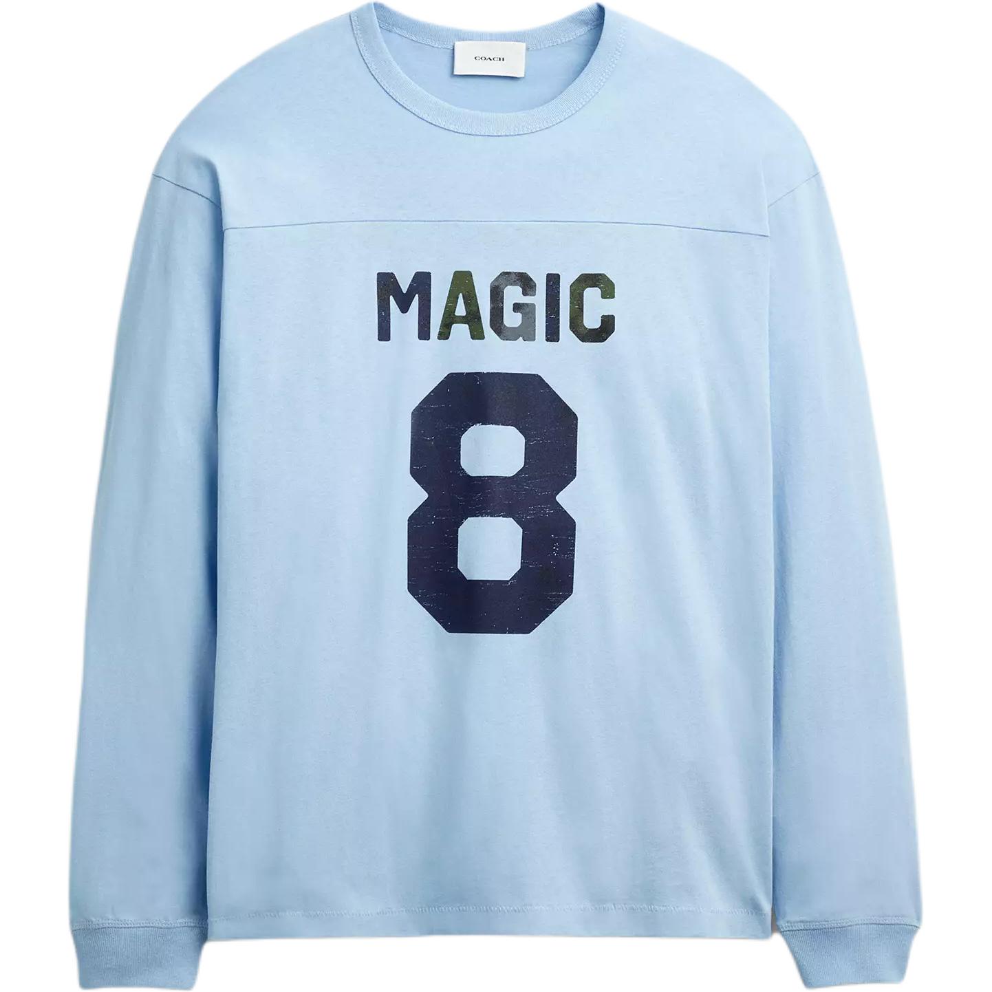 Coach Round Neck Long Sleeve Cotton T-Shirt Men tops CDL23-BAU S