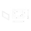 Frame for LUCY 14 Insert Flange Width: 60mm