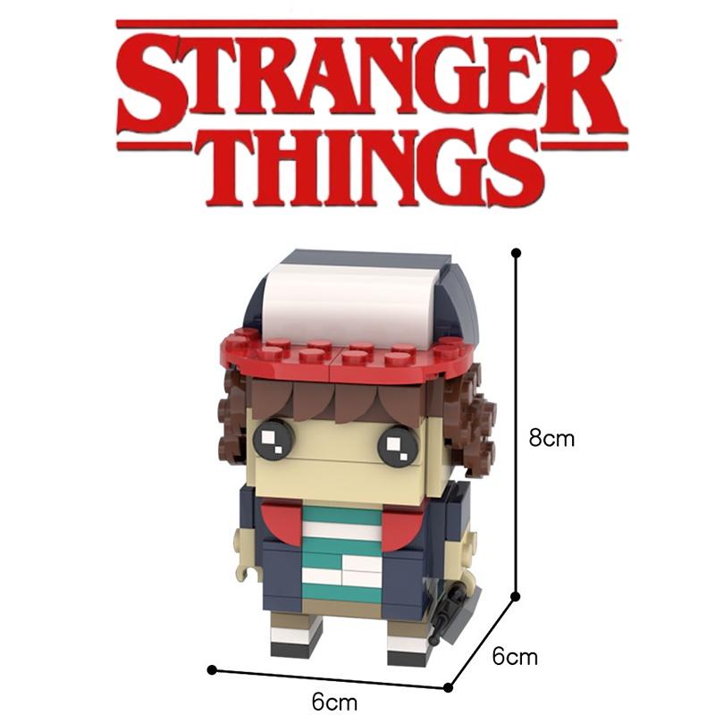Stranger Things Dustin Block Figure Building Kit For Kids High Quality Non-toxic Materials Endless Imagination!