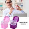 Boîte de rangement de fausses dents dentaires, avec filet suspendu, organisateur de dents
