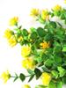4Pcs Artificial Milan Grass Plastic Long Branch Bouquet for DIY Bridal Flower Home Wedding Garden Party Decoration