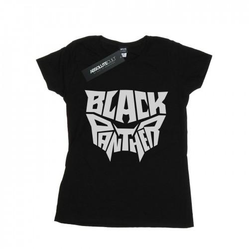 

Marvel Womens/Ladies Black Panther Worded Emblem Cotton T-Shirt XXL білий