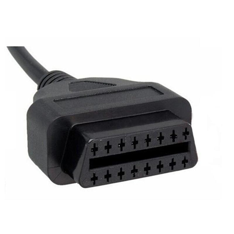 

High quality for Mercedes FOR BENZ Sprinter 14pin to 16pin 14 pin to obd2 16 pin adapter OBD2 Connecting line OBD2 cable