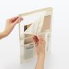MUJI Nylon Mesh Fits A4 Width Height Depth Product 83767471 Bag-in-Bag, Vertical, Ivory, Size, 27cm, 34cm, 3cm, Number