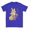Renamon Side Profile T Shirts Unisexs Cotton Humor Tshirt Crew Neck Tee Shirt Short Sleeve Clothes Original