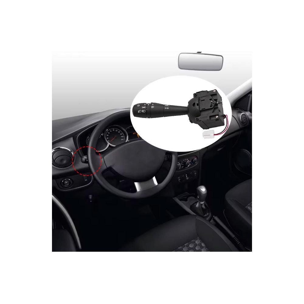 255403601R: Fits 2008-2018 Renault Dacia Turn Signal & Headlight Switch.