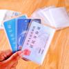 1/5/10pc Waterproof Transparent Card Holder Plastic Card Id Holders Case To Protect Credit Cards Card Protector Cardholder Cover