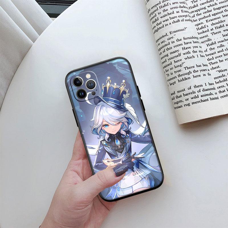 Genshin Impact Furina Phone Case for Motorola Moto Edge 60 60s 70 G86 G56 G54 E14 G04S G45 G54 G64 Pro Power Neo Fusion