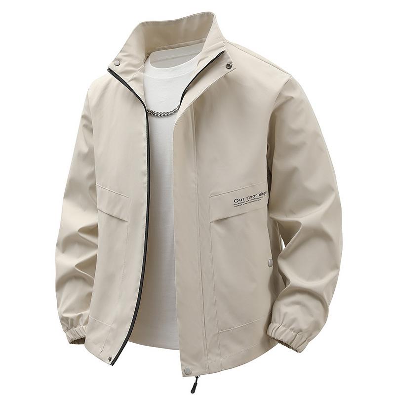 Stand-up Collar Jacket Men's Spring and Autumn New Korean Style Casual