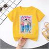 2026 New  K-POP Saja Boys Print Short-Sleeved Spring Summer Clothing for Boys and Girls Cute Polyester T-shirt for Boys and Girls