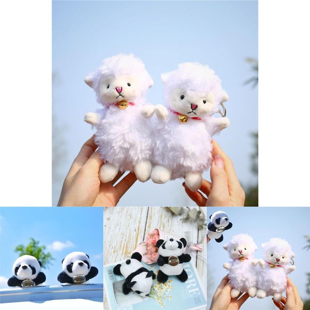 Soft And Durable Sheep Panda Stuffed Doll Gift Perfect For Any Occasion