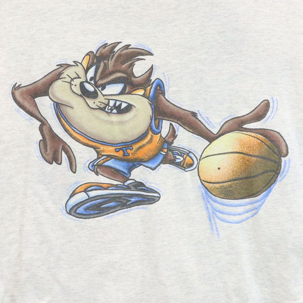 Warner Bros 90s Made In USA Old Looney Tunes Print Short Sleeve T-shirt L Men's Used