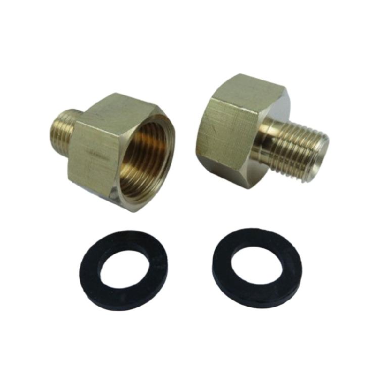 Practical Copper Gas Stove Connectors 3/8Inch 1/4Inch Left Hand Thread Adapters Convenient for Outdoor Cooking