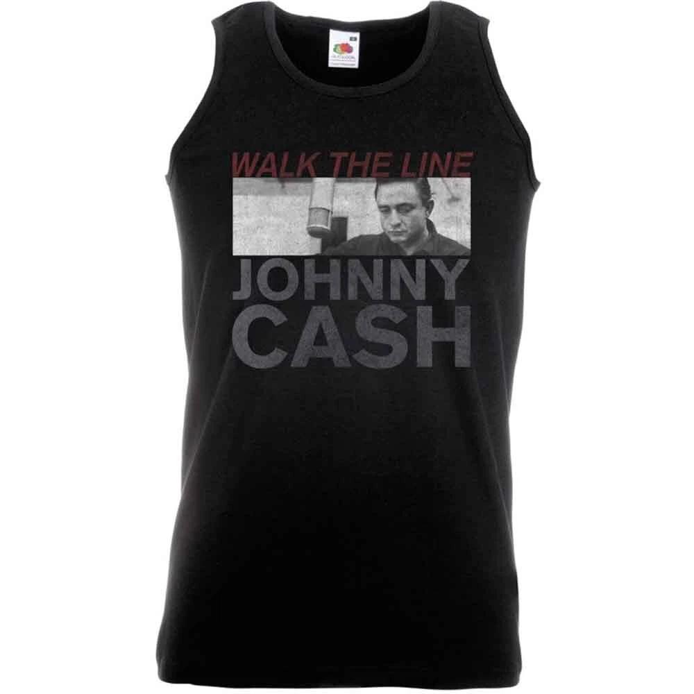 Rockoff Trade Men s Johnny Cash Studio Shot T-Shirt, Black, Large 3XL