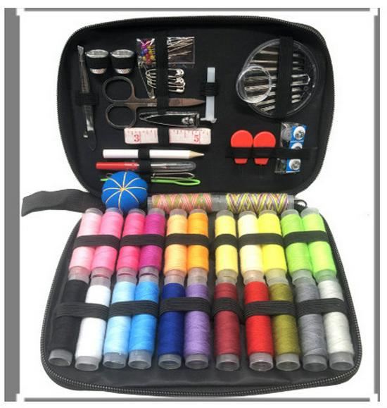Kit de cusut portabil cu 86 de piese cu geantă din pânză Oxford