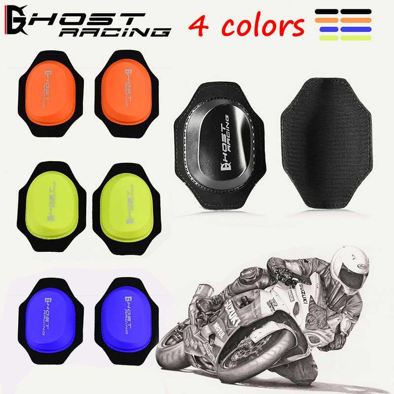 Motorcycle Motorbike Gears kneepads Knee Pads Sliders Protector Cover Yellow