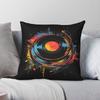 Vinyl Record Player Square Pillowcase Polyester Linen Velvet Pattern Zip Decor Car Cushion Cover