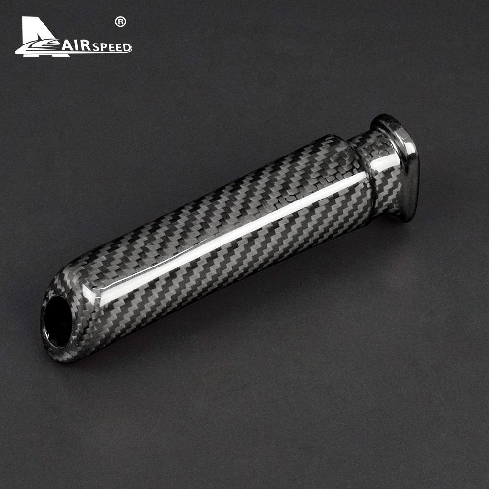 Real Hard Carbon Fiber Replace Cover for Subaru WRX 2014-2020 Forester 2008-2019 LHD RHD Car Handbrake Grips Cover Interior