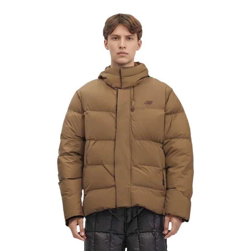 New Balance Men's Outdoor Collection Down Jacket Men's Brown (Unisex) Down Jackets NPD46121 BWN