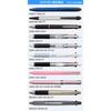 Mitsubishi Pencil uni ricarica per penna a sfera a base di olio SXR-80-05 0,5 mm rosso set da 10 pezzi SXR8005.15