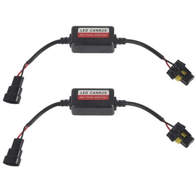 Universal Daytime Running Light Decoder Error Free 9006 LED Bulbs Anti?Flicker 9?32V