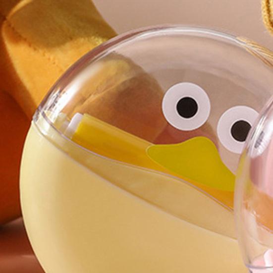 Yousheng Lint Roller Portable Mini Duck Shape Double-Headed Sticky Static Hair Remover Fabric Safe Hair Removal Tool