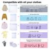 Seamei Laundry Net, 8-Piece Set, 60x60cm, Extra Large, Machine Washable, Fine Mesh, Durable, Zipper-Free, Protects Clothes, Shape, Tangle-Resistant, S