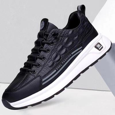 2024 Autumn New Sports One-pedal Black Men's Trendy Shoes Casual Shoes Waterproof and Non-slip Work Shoes Board Shoes