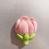 3D Cherry Blossom Refrigerator Magnet Resin Pink Flower Decorative Fridge Magnet Memo Notes Photo Holder for Home Kitchen Office