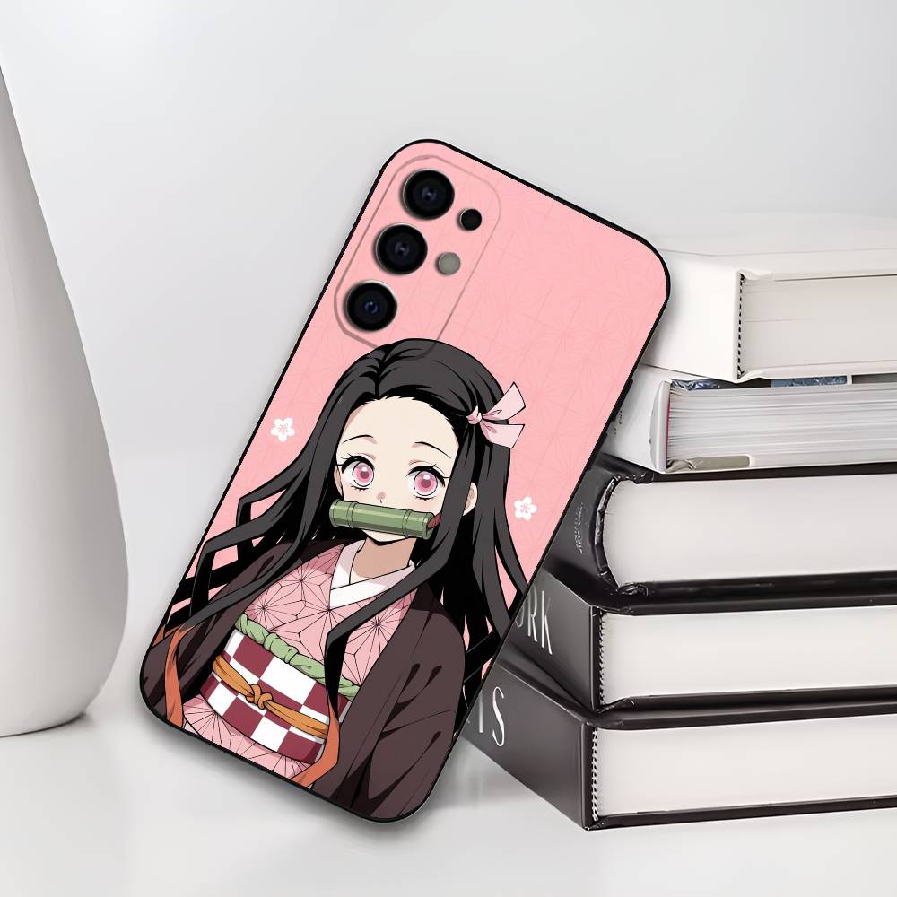 N-Nezuko K-Kamado Phone Case For Samsung S25,S24,S21,S22,S23,S30,Ultra,S20,Plus,Fe,Lite,Soft Black Cover