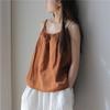19 Camisola de mujer informal sencilla y holgada de algodón de 5 colores de verano