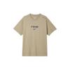 T-Shirts Herren Khaki Rundhals Mittlere Normale Passform FZ5416-247