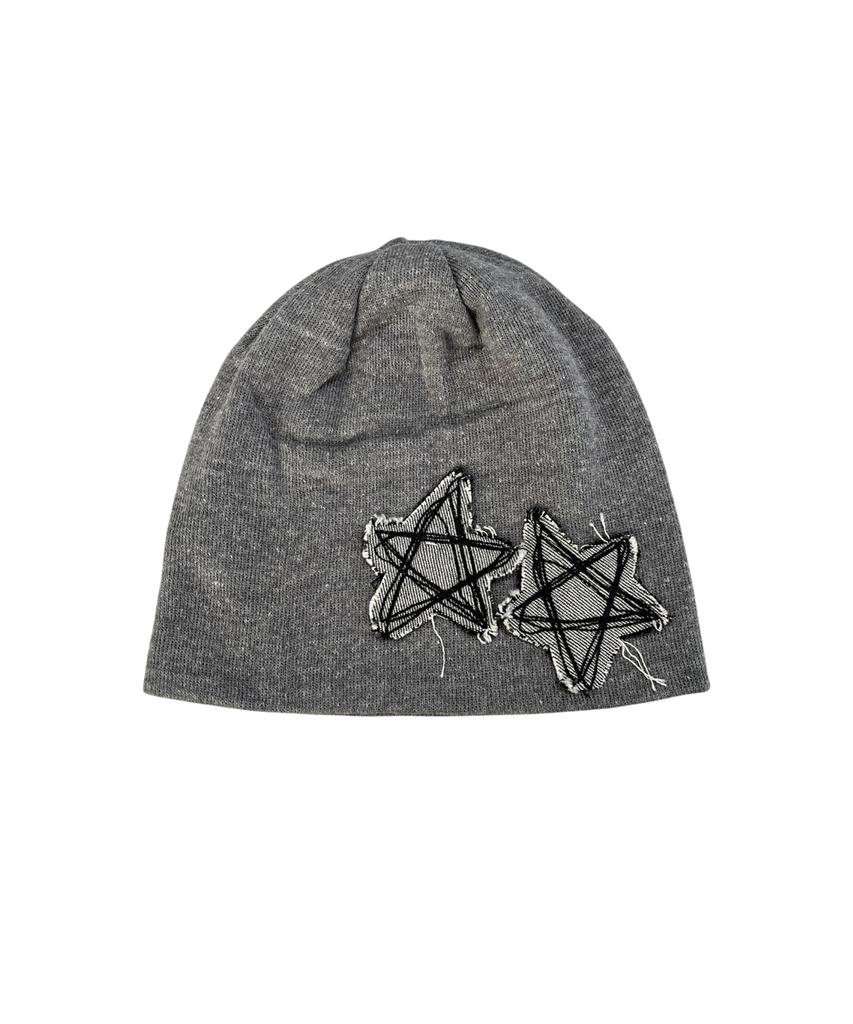 SK8ER ROCK Doodle Beanie ((Gray))