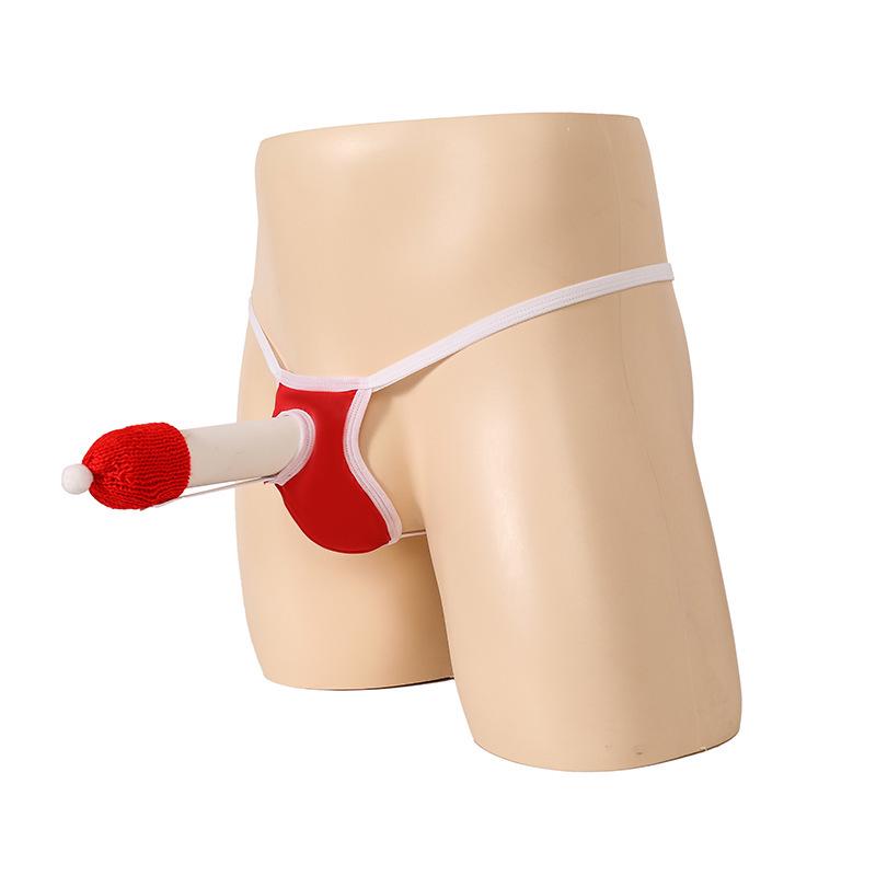 Men's Christmas Erotic Underwear - European & American Elastic Sexy Lingerie