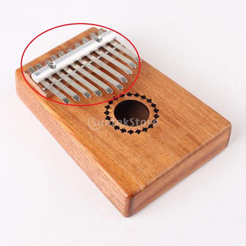 Wooden Bridge Nuts 10 Keys Thumb Nut Musical Instrument Part Guitar, Piano and Other