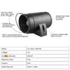 Pipe Fan 12V 3Inch Supply Air Exhaust Air Pipe Fan Exhaust Air Fan For Boat