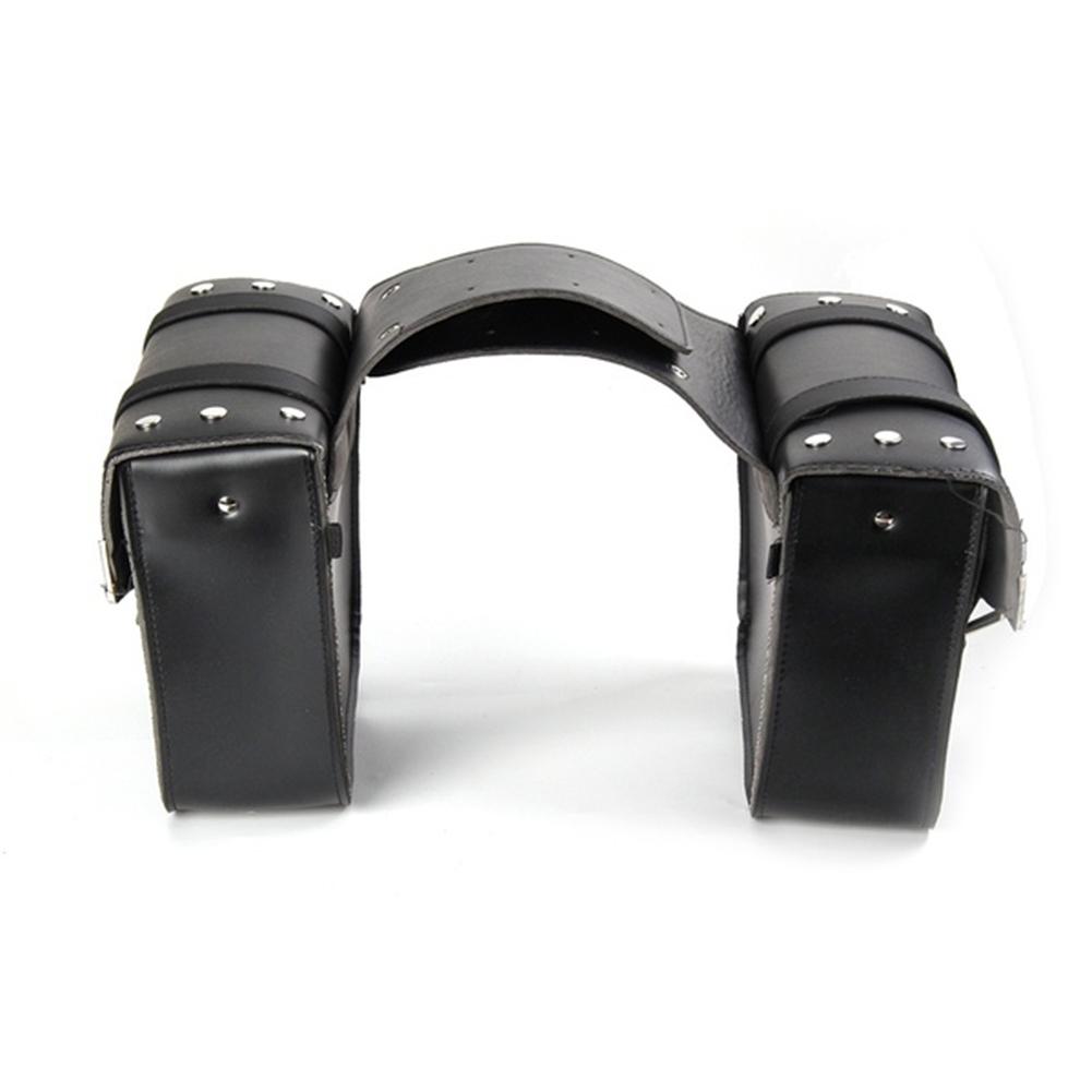 PU Leather Motorcycle Saddlebags Saddle Tool Bags Left and Right Pouch
