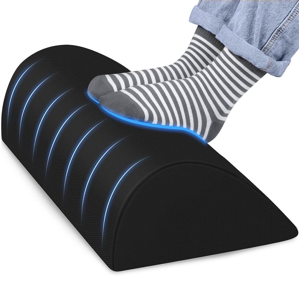 1Pcs 2In1 Adjustable Foot Rest For Under Desk Chiropractor-Endorsed Ergonomic Footrest Premium Comfort