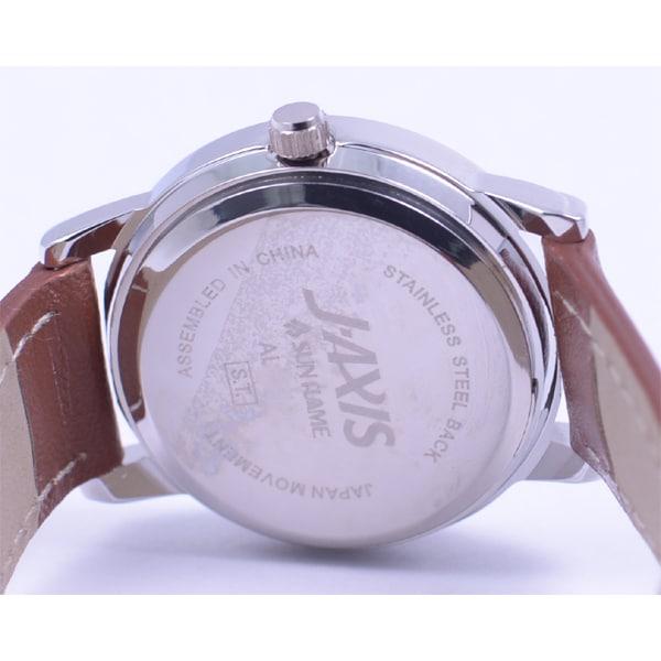 J-AXIS Women's AL1280-BR (Women's Fashion Watch Brown Sun Flame) Round Watch Brown Analog