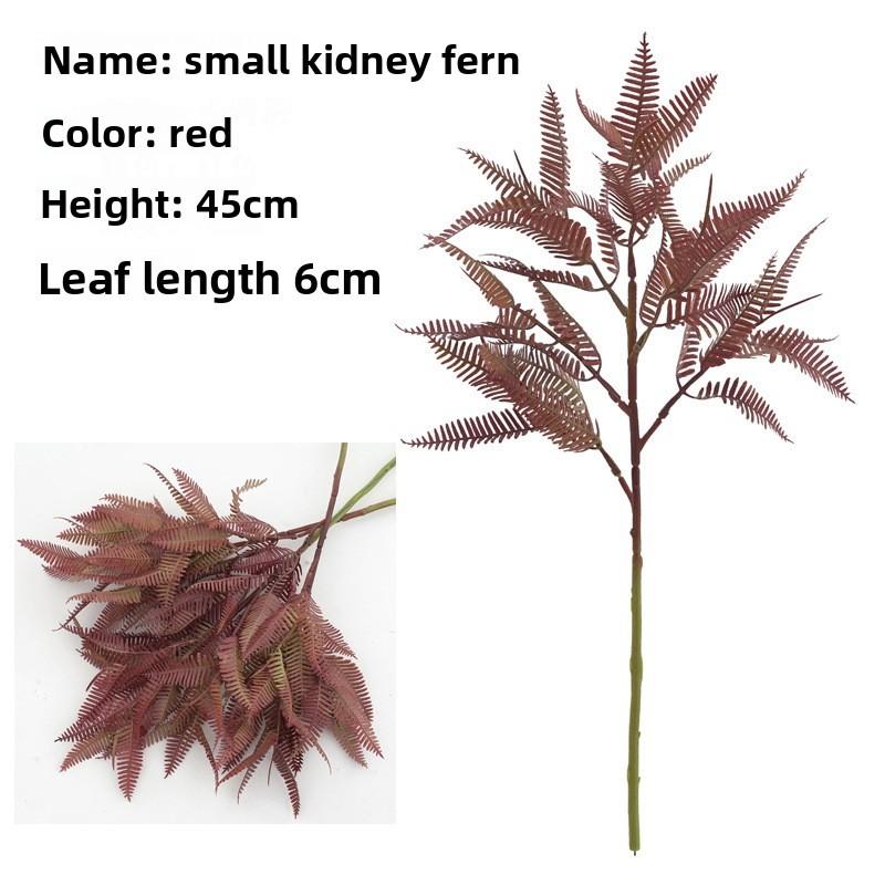 Synthetic Fern Leaf Plant For Interior Decoration And Photography Scenes