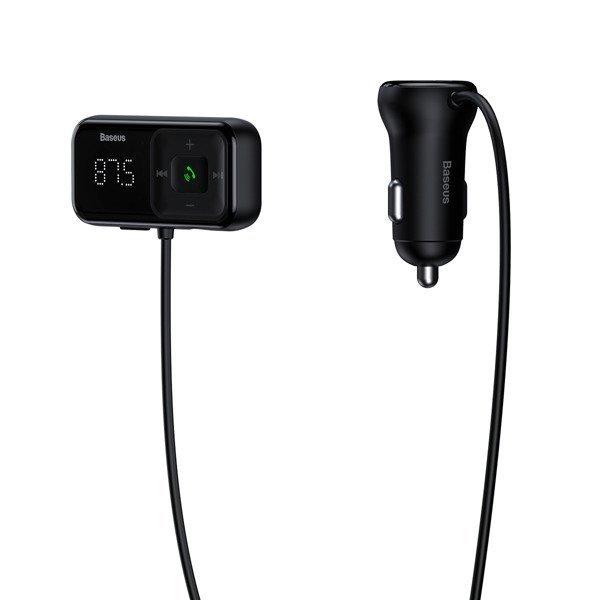 Wireless Bluetooth FM transmitter with charger S16 Overseas edition black