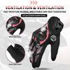 Gloves Summer Mesh Thin Four-season Cycling Locomotive Rider Anti-drop Off-road Racing Male Full Finger