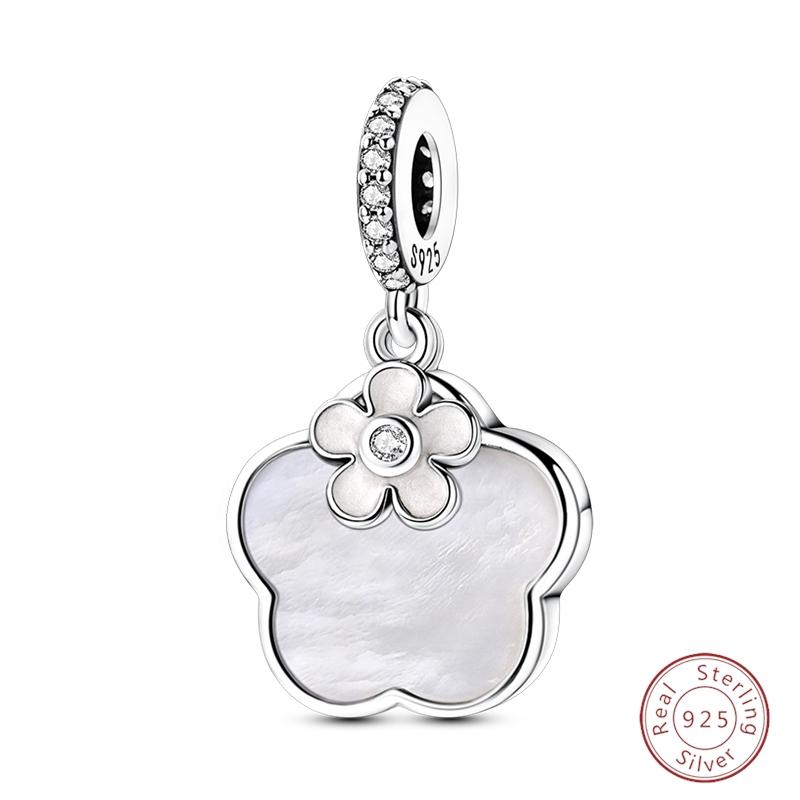 Sweety Copper Cake Poodle Crown Flowers Lover Luminous Charms Beads Fit 3Mm Bracelets Diy Fine Jewelry Making