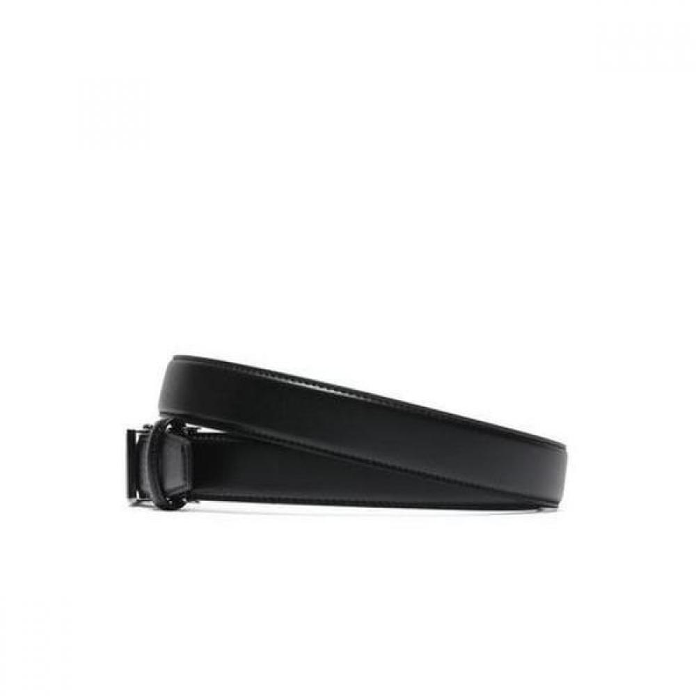 Daks Leather Automatic Belt Black Dd Logo Buckle Dbbe2e838bk
