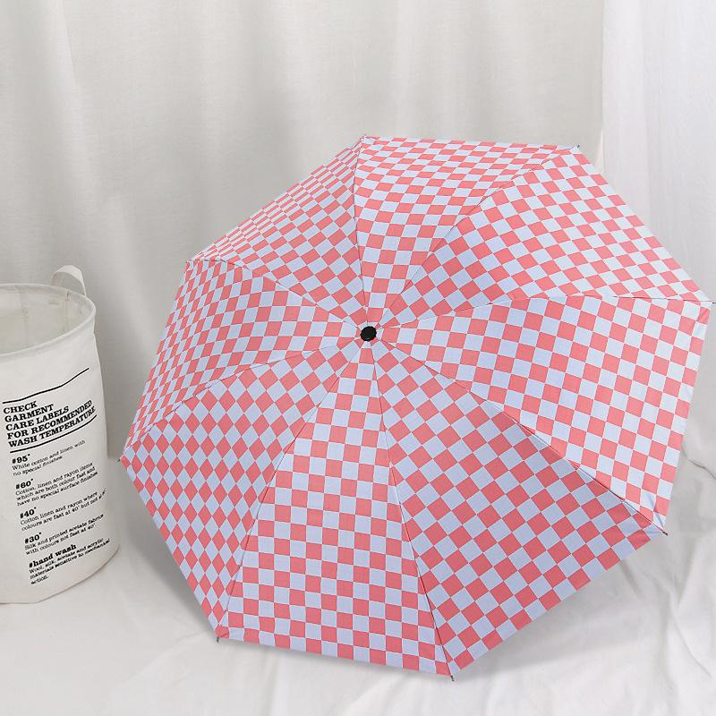 Large oversized umbrella Male and female triple double sunny and rainy umbrella enlarged and reinforced, student folding and thickened parasol