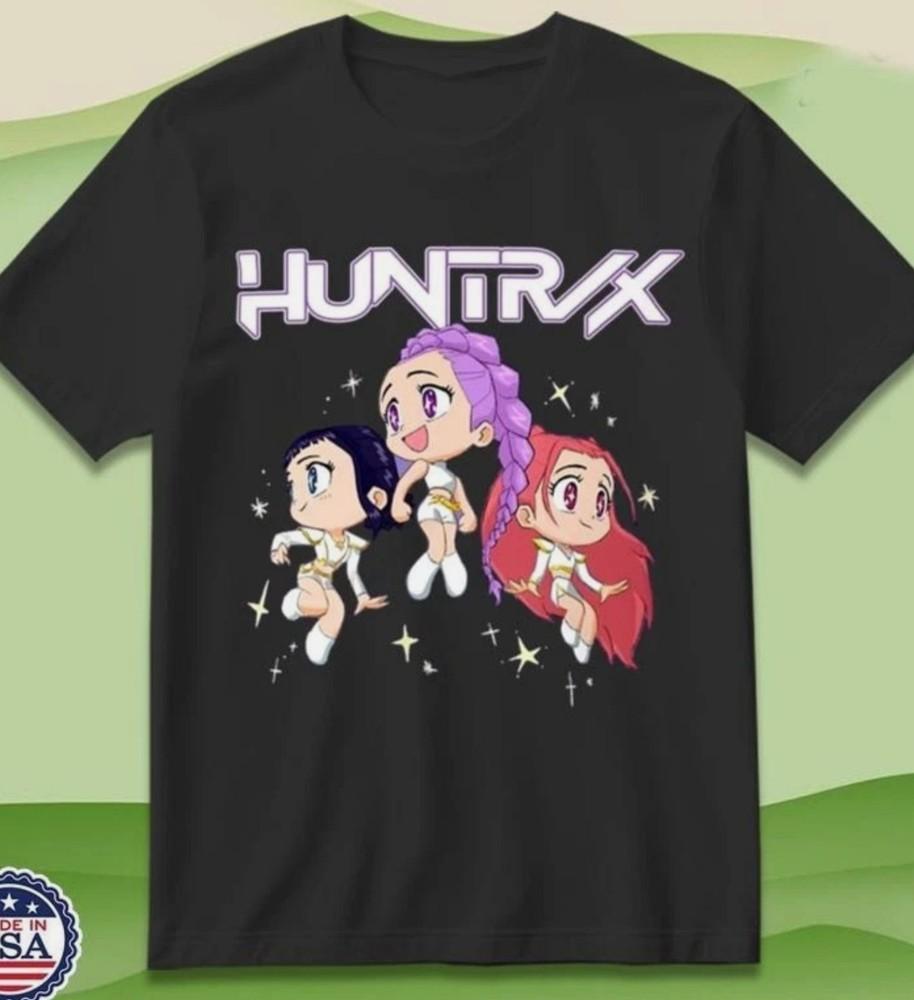 

KPop Охотники на демонов Как показано на Мировом туре Huntrix 2025 Футболка 4XL