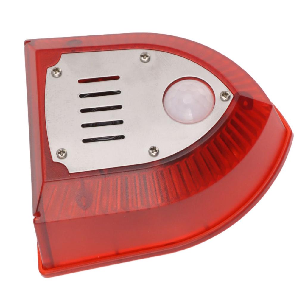 Solar Alarm Animal Repeller Induction Sound Light Siren Outdoor Alarm Support for Orchard Tea