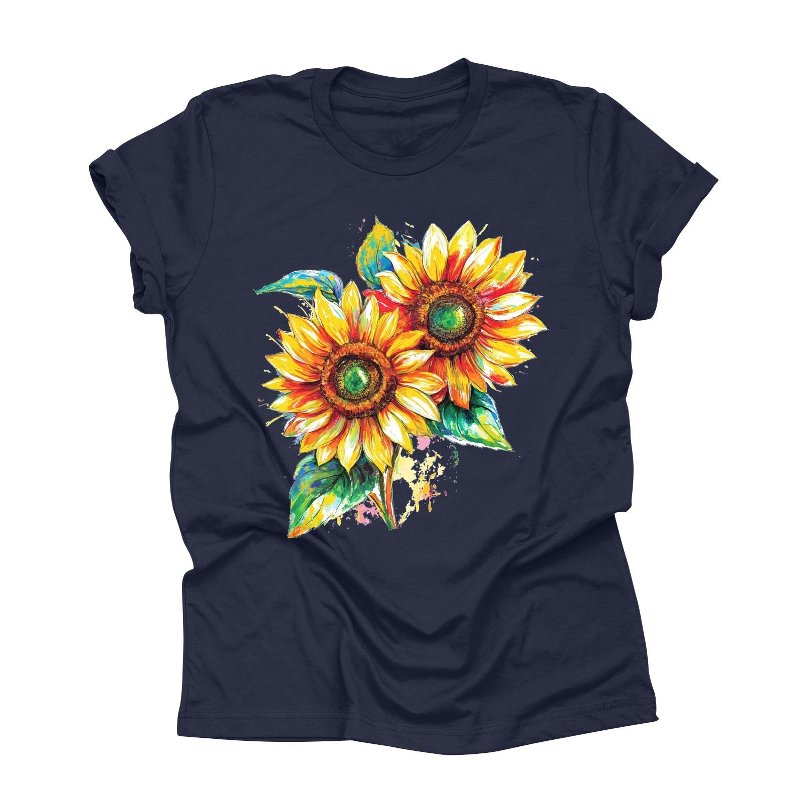 

Unisex Casual Fashion Print Crewneck Loose T-shirt S