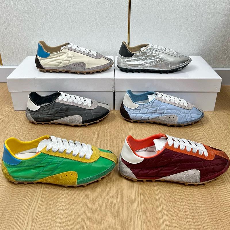 Unisex Genuine Leather Casual Shoes Comfortable Flat Bottom Running Shoes for Women Outdoor Sports Men Designer Style Women's